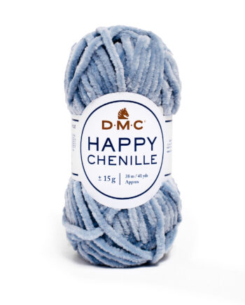 DMC Νήμα για Πλέξιμο 15γρ - Happy Chenille 18 ΜΠΛΕ ΡΑΦ