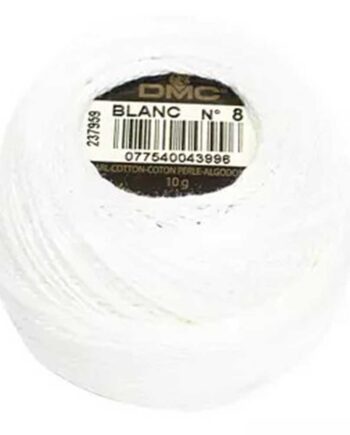 Νήμα για Κέντημα DMC - Coton Perlé Art 116 10gr 80m BLANC