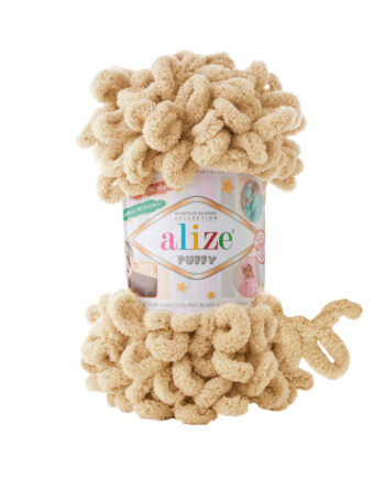 Νήμα για Πλέξιμο alize - PUFFY 95 -CARAMEL ΑΝΟΙΧΤΟ 100gr 9m