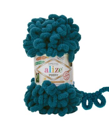 Νήμα για Πλέξιμο alize - PUFFY 985 PETROL BLUE- 100gr 9m