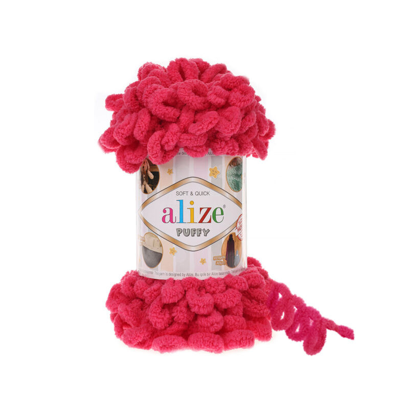Νήμα για Πλέξιμο alize – PUFFY 149 ΦΟΥΞΙΑ- 100gr 9m