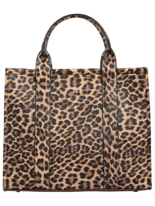 Bag to Bag Γυναικεία Τσάντα Μαύρη Animal Print