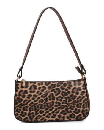 Bag to Bag Γυναικεία Τσάντα Ώμου Κάμελ Animal Print