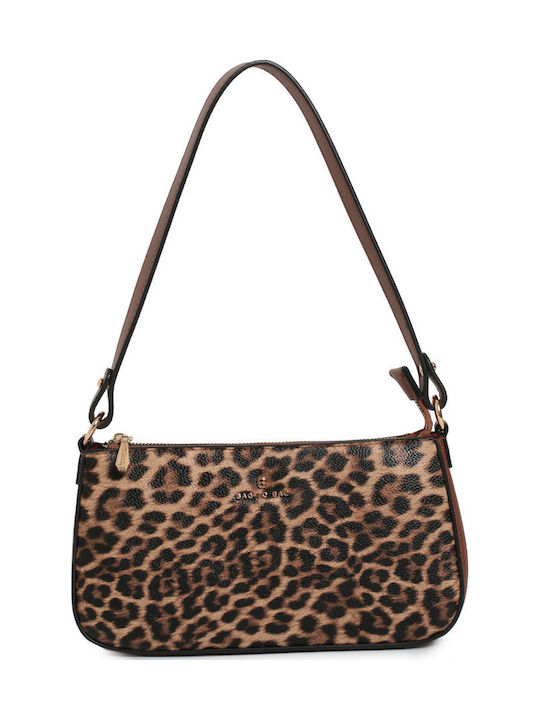 Bag to Bag Γυναικεία Τσάντα Ώμου Κάμελ Animal Print